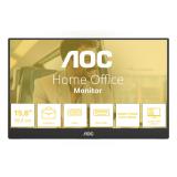 AOC - 16T20E2 monitor o TV portátil Monitor portátil Negro 39,6 cm (15.6") LED 1920 x 1080 Pixeles