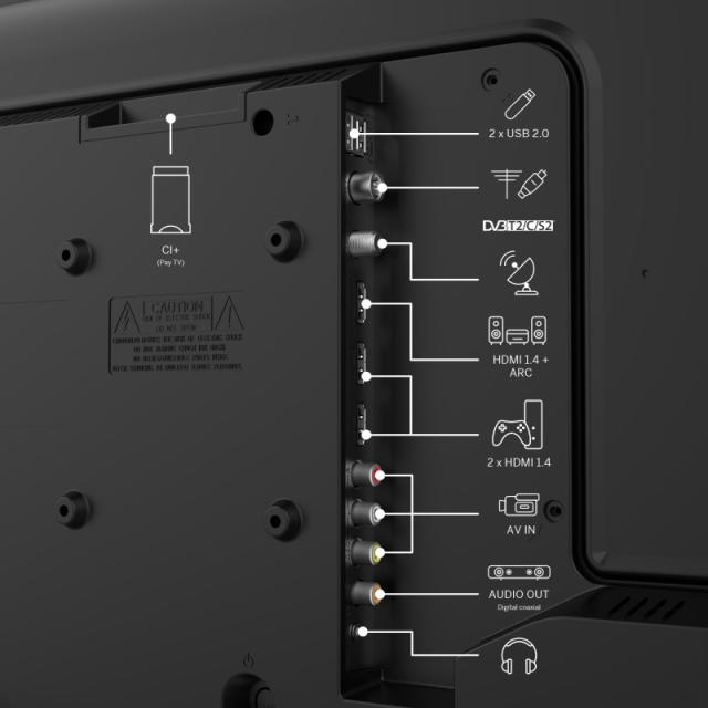 Thomson - 24HD2S13 Televisor 61 cm (24") HD Negro