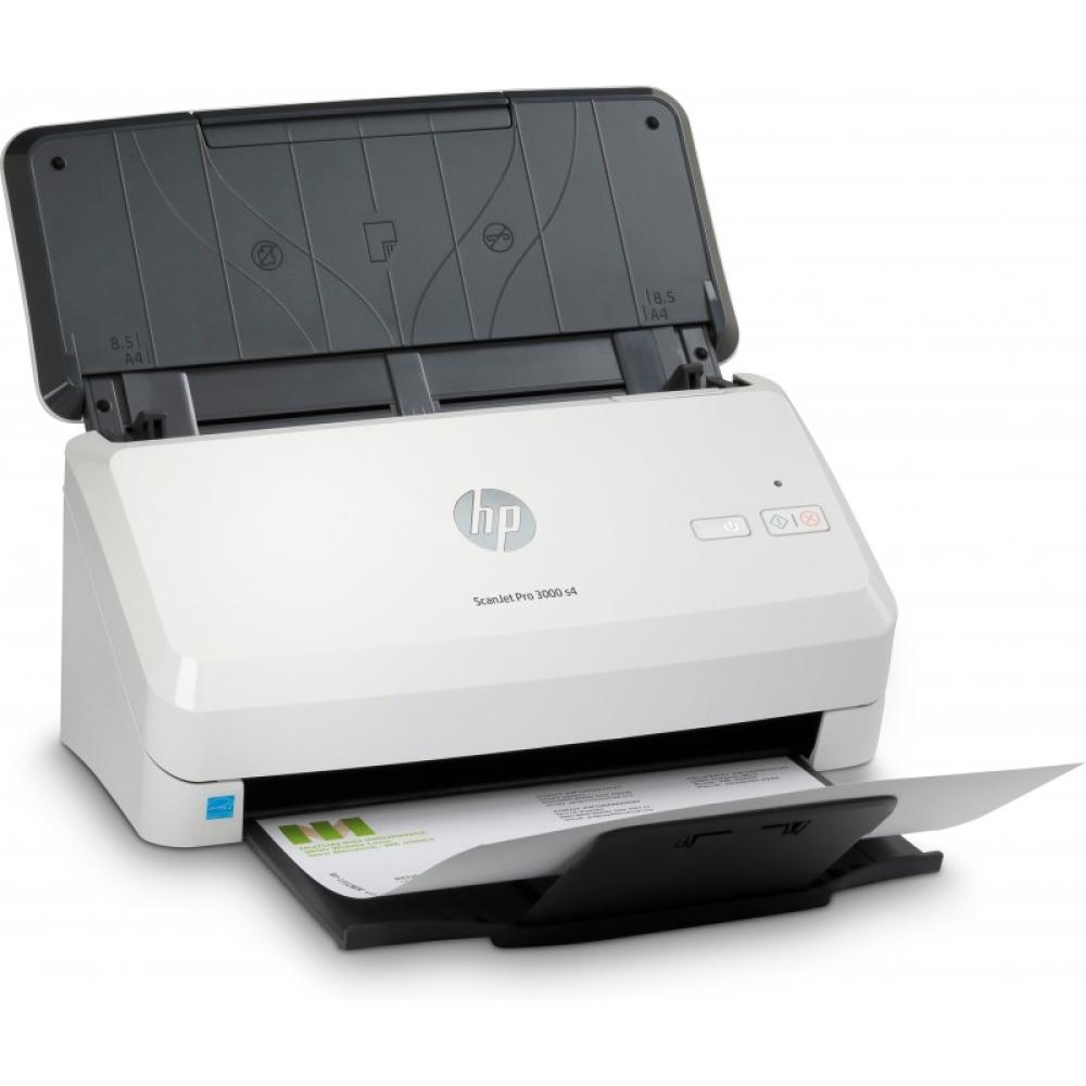 HP - ScanJet Pro 3000 s4 Escáner alimentado con hojas 600 x 600 DPI A4 Negro, Blanco