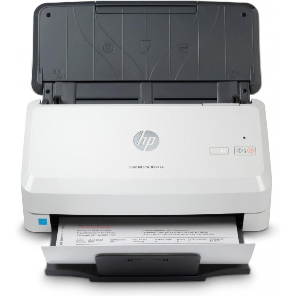 HP - ScanJet Pro 3000 s4 Escáner alimentado con hojas 600 x 600 DPI A4 Negro, Blanco