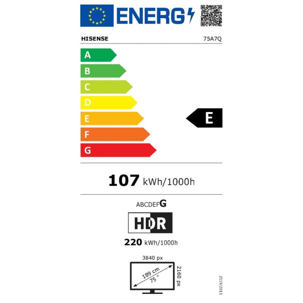 Hisense - A7Q 75A7Q 190,5 cm (75") 4K Ultra HD Smart TV Wifi Negro