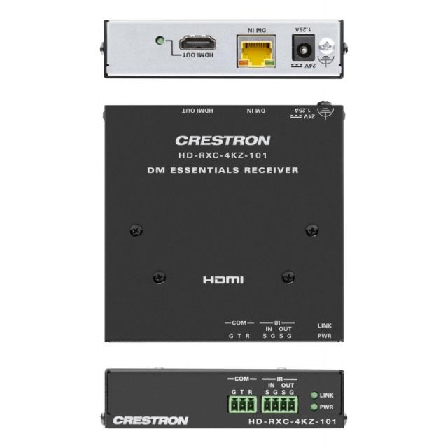Crestron - HD-RXC-4KZ-101 extensor audio/video Receptor AV Negro