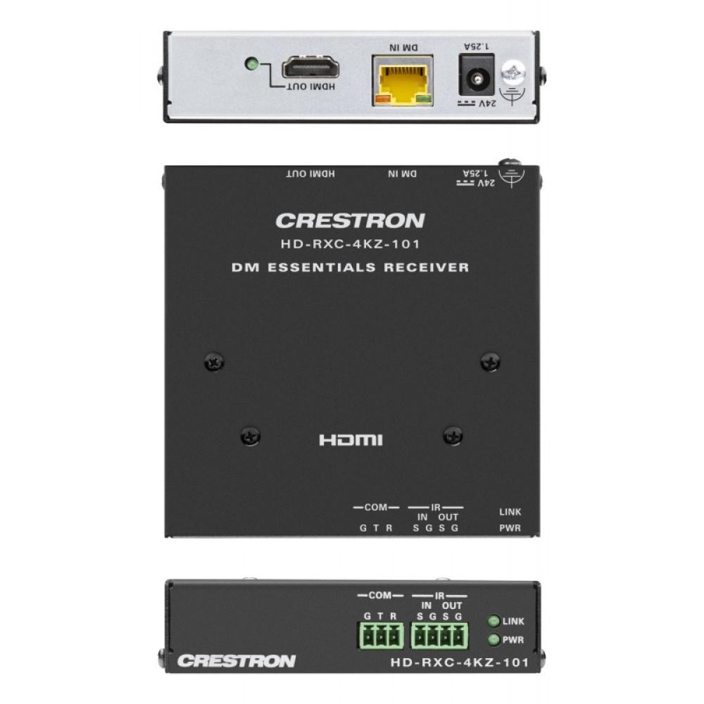 Crestron - HD-RXC-4KZ-101 extensor audio/video Receptor AV Negro