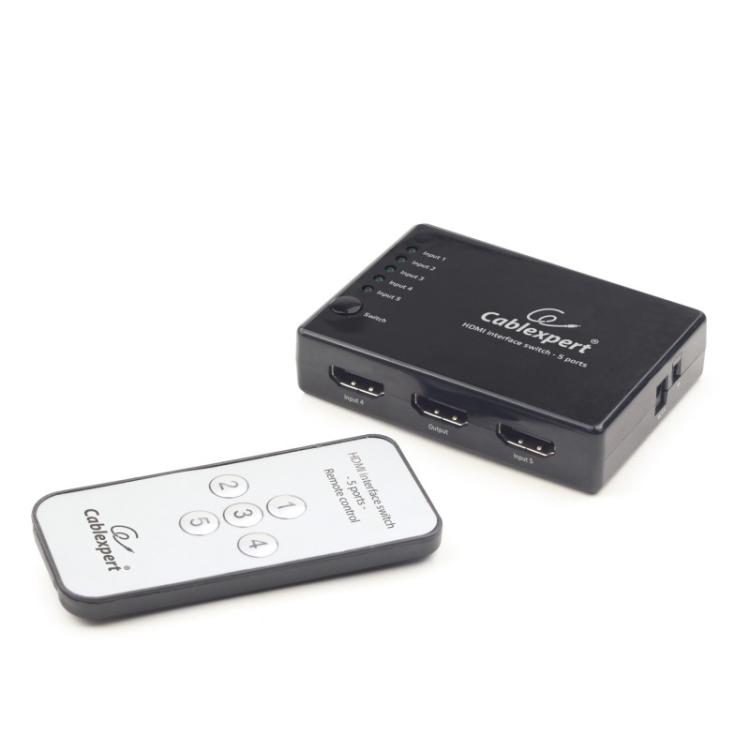 Gembird - DSW-HDMI-53 interruptor de video