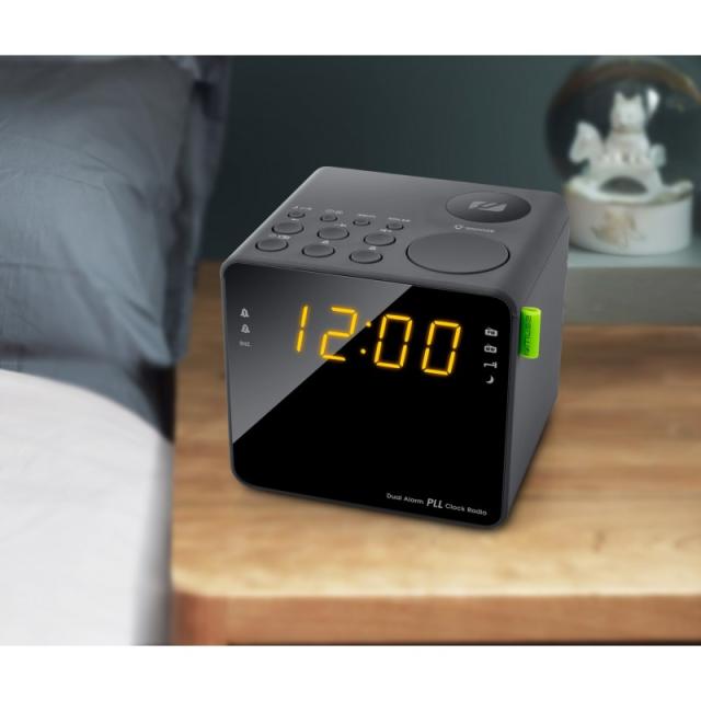 Muse - M-187CR radio Reloj Digital Negro