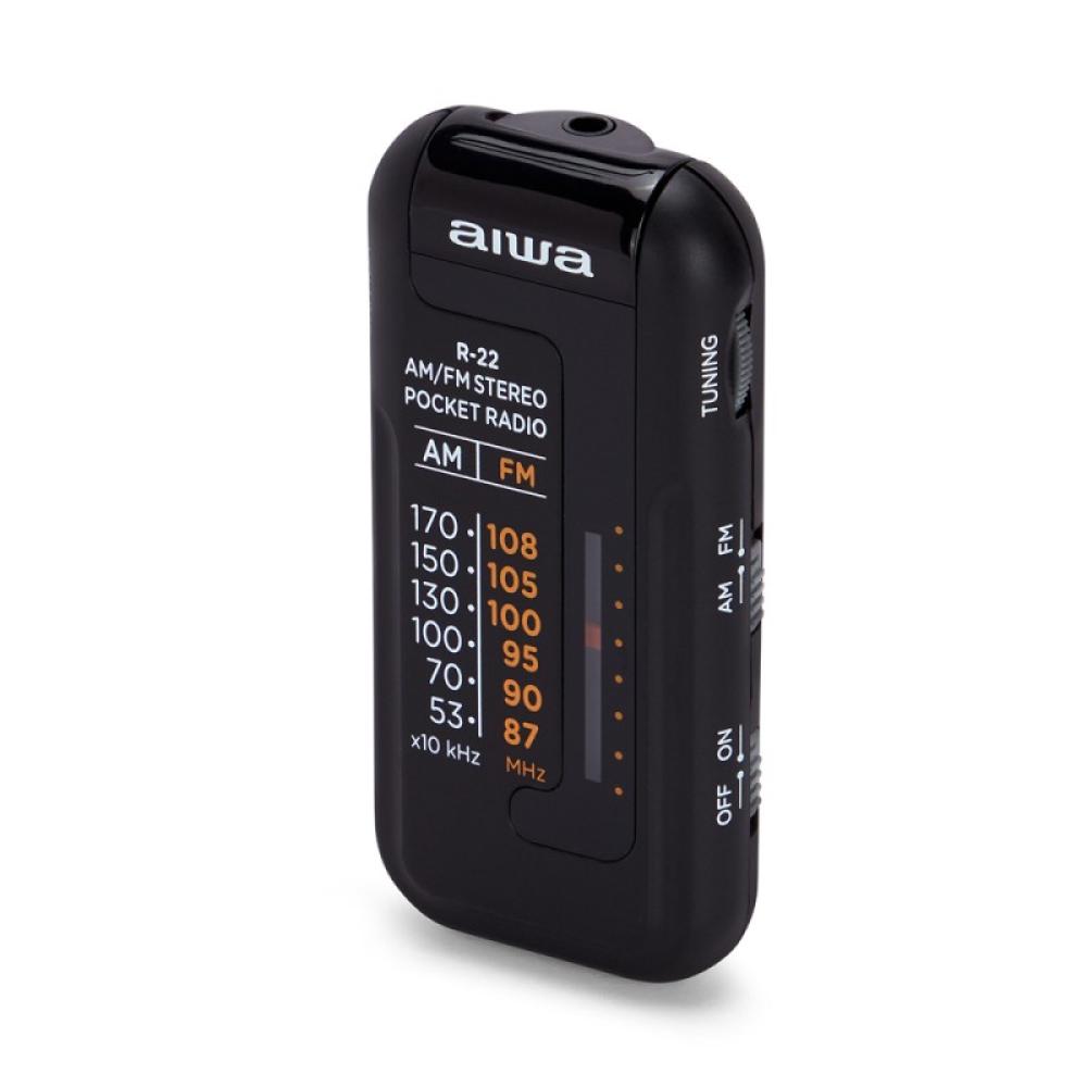 Aiwa - R-22BK radio Personal Analógica Negro