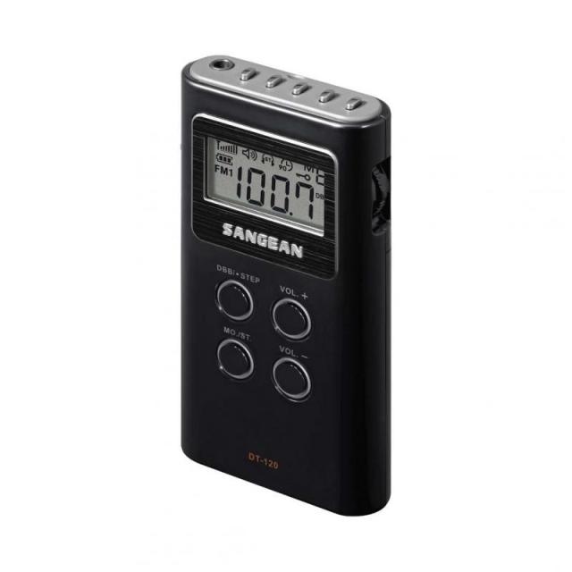 Sangean - DT-120B radio Portátil Digital Negro