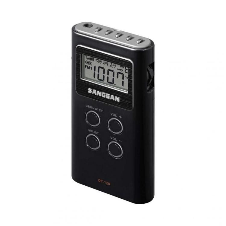 Sangean - DT-120B radio Portátil Digital Negro