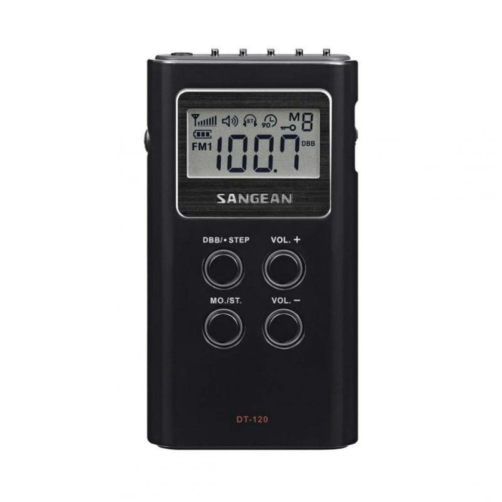 Sangean - DT-120B radio Portátil Digital Negro