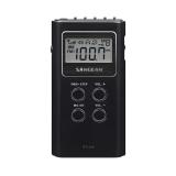 Sangean - DT-120B radio Portátil Digital Negro