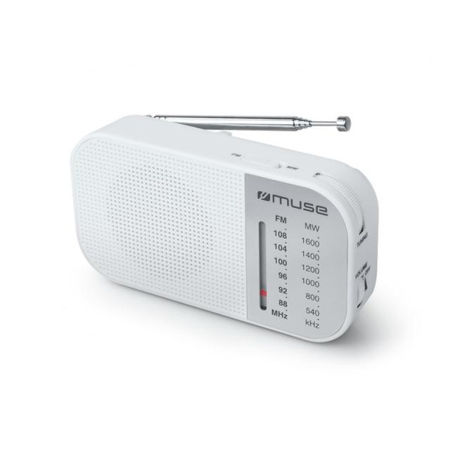 Muse - M-025 RW radio Portátil Analógica Blanco