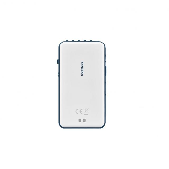 Sangean - DT-140 Portátil Digital Azul, Blanco