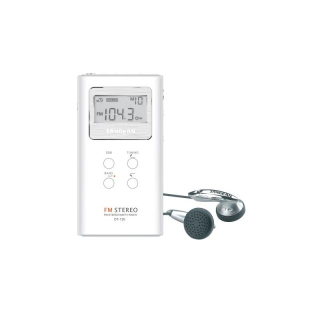 Sangean - DT-120 Portátil Digital Blanco