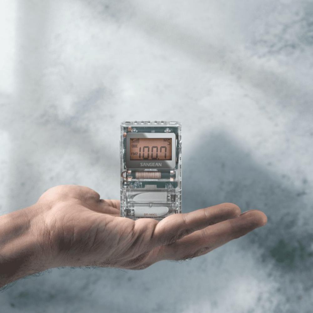 Sangean - DT-160 Portátil Digital Transparente