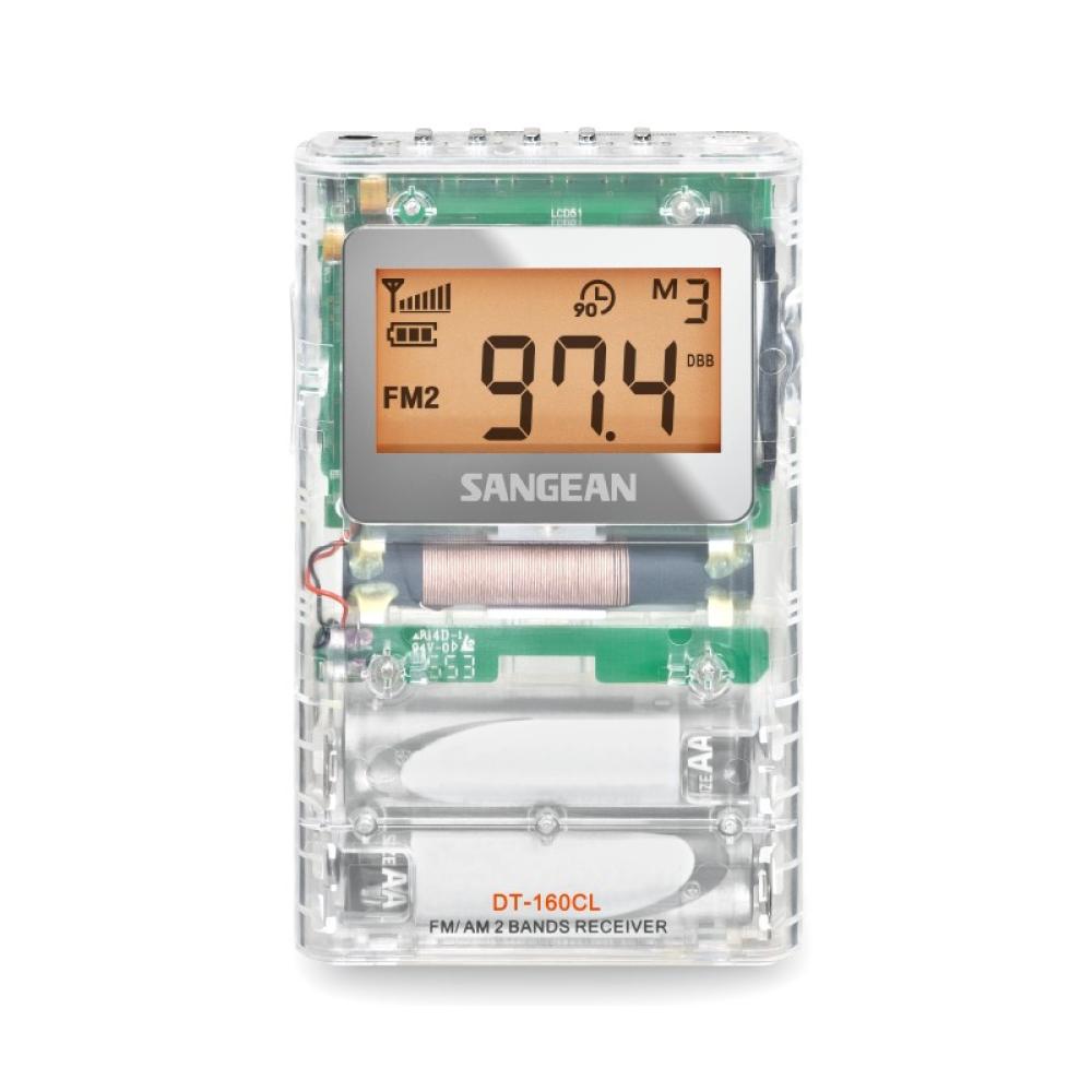 Sangean - DT-160 Portátil Digital Transparente