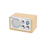 Denver - TR-63LW radio Personal Analógica Bamboo, Plata