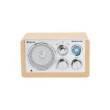 Denver - TR-63LW radio Personal Analógica Bamboo, Plata