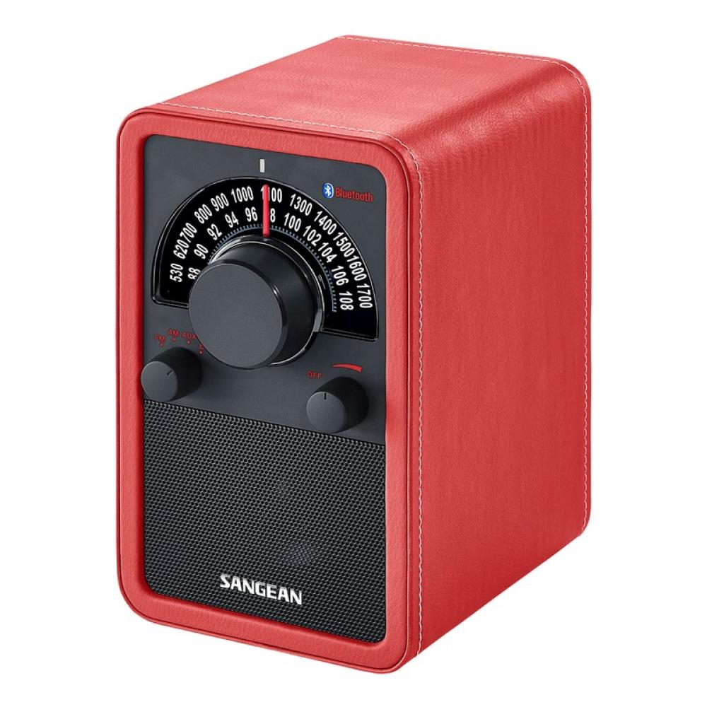 Sangean - WR-15BT Personal Analógica Rojo