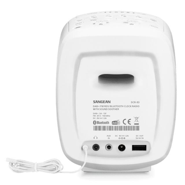 Sangean - DCR-83 Personal Analógico y digital Blanco