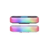 Mars Gaming - MSB-ORB, Altavoz Portátil + Barra de Sonido 20W, Iluminación Orbilight RGB 360º, Soundbar con Sistema de - MSBORBW