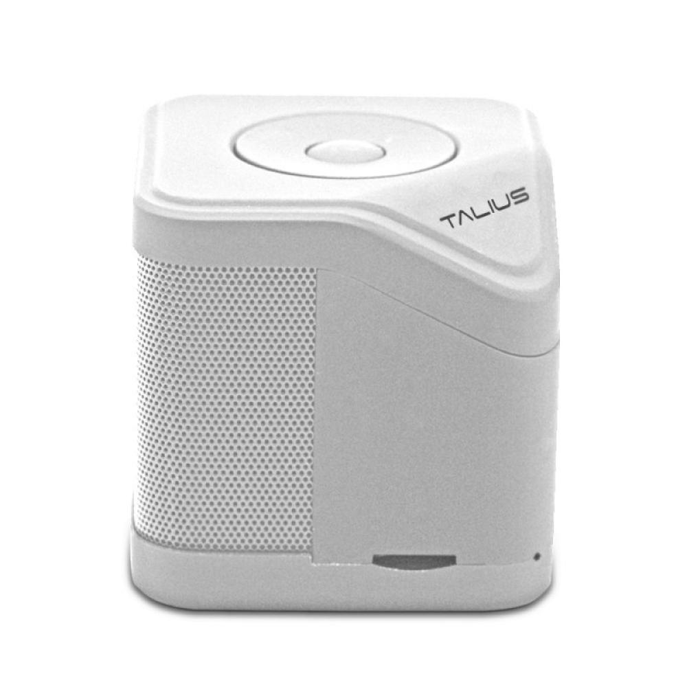 TALIUS - altavoz Cube 3W Fm/Sd bluetooth white