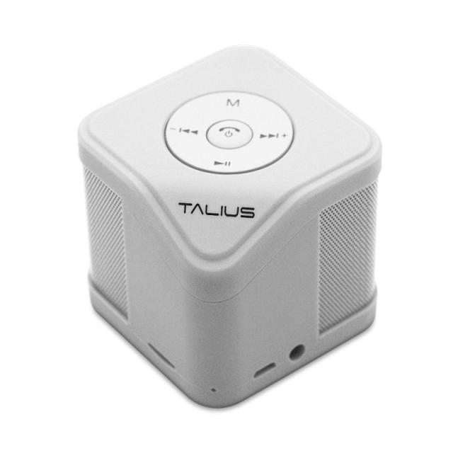 TALIUS - altavoz Cube 3W Fm/Sd bluetooth white