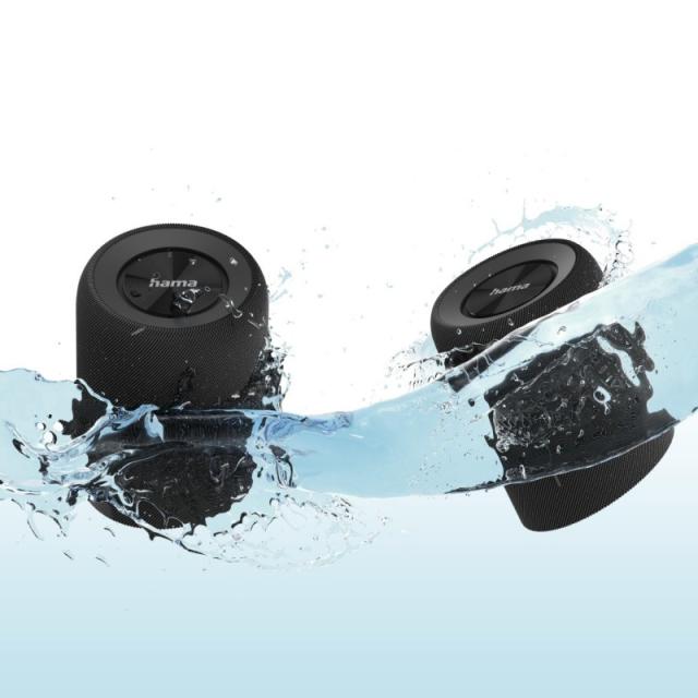 Hama - Twin 3.0 Altavoz portátil estéreo Negro 30 W