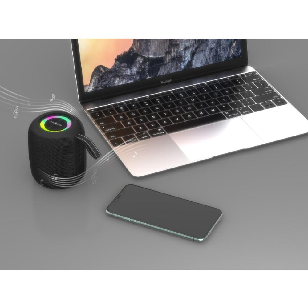 Gembird - GMB Audio SPK-BT-LED-05-BK altavoz portátil o de fiesta Altavoz monofónico portátil Negro 8 W