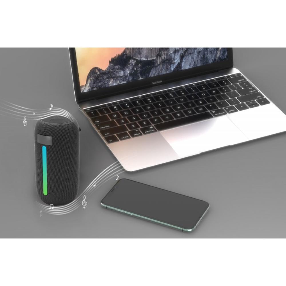 Gembird - GMB Audio SPK-BT-LED-07 altavoz portátil o de fiesta Altavoz monofónico portátil Negro 5 W