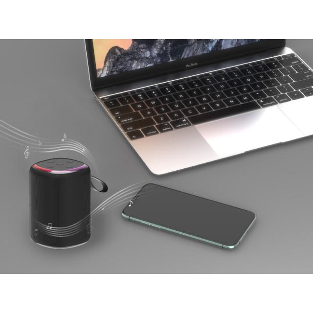 Gembird - GMB Audio SPK-BT-LED-08S altavoz portátil o de fiesta Altavoz monofónico portátil Negro 5 W