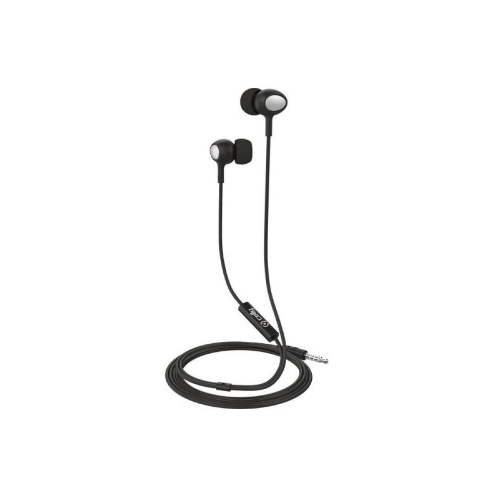 Celly - UP500BK auricular y casco Auriculares Alámbrico Dentro de oído Llamadas/Música Negro