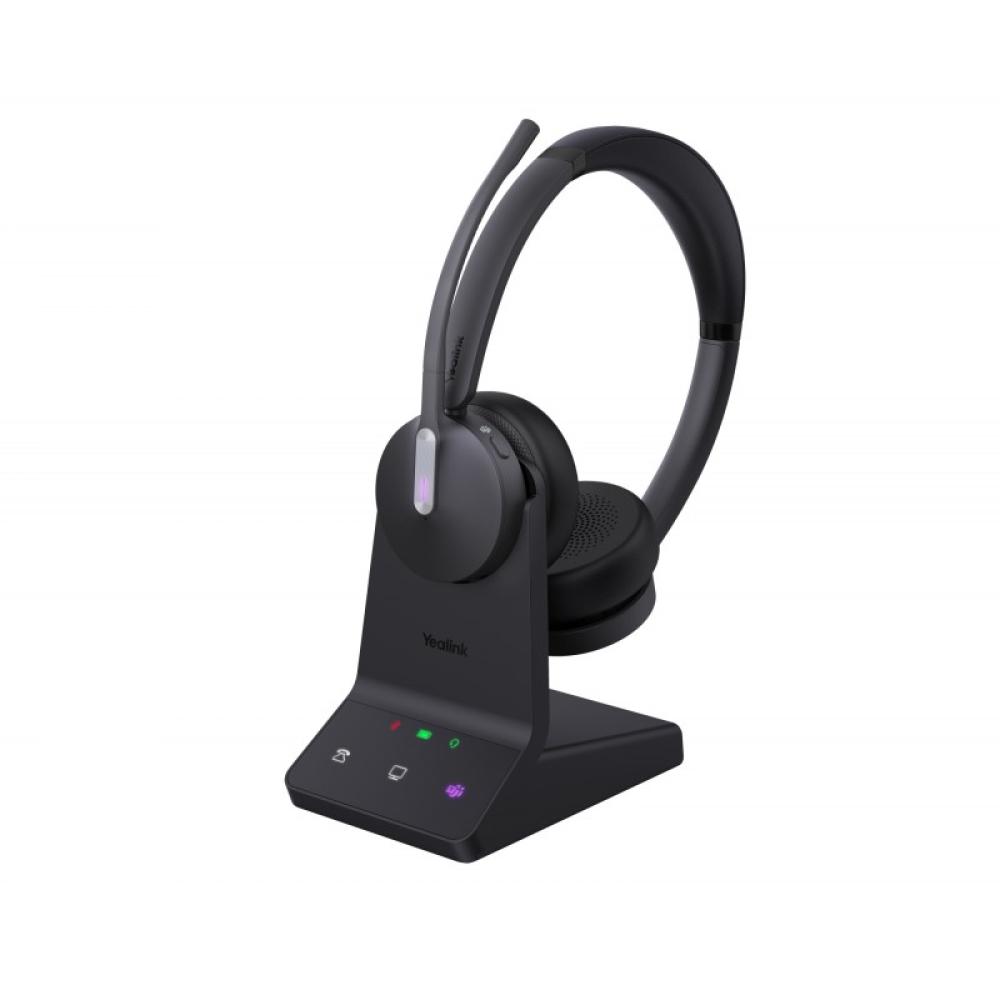 Yealink - WH64 Dual Teams Auriculares Inalámbrico Diadema Oficina/Centro de llamadas USB Tipo C Bluetooth Negro