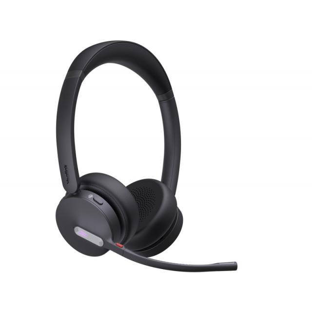 Yealink - WH64 Dual Teams Auriculares Inalámbrico Diadema Oficina/Centro de llamadas USB Tipo C Bluetooth Negro