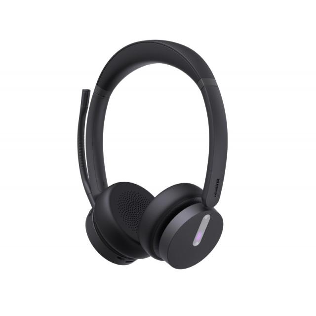 Yealink - WH64 Dual Teams Auriculares Inalámbrico Diadema Oficina/Centro de llamadas USB Tipo C Bluetooth Negro