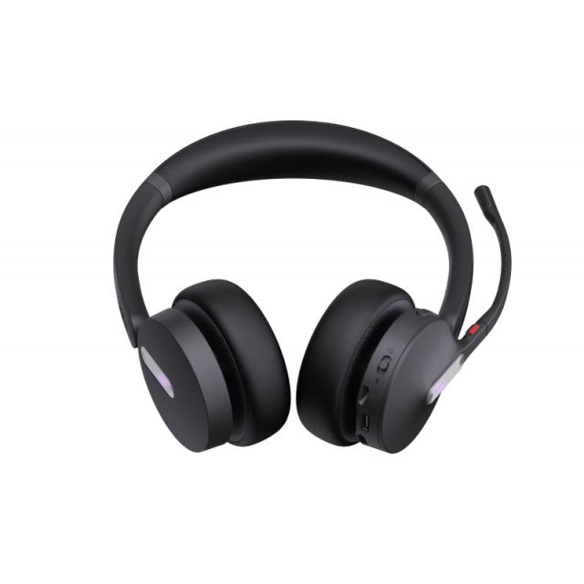 Yealink - WH64 Dual Teams Auriculares Inalámbrico Diadema Oficina/Centro de llamadas USB Tipo C Bluetooth Negro