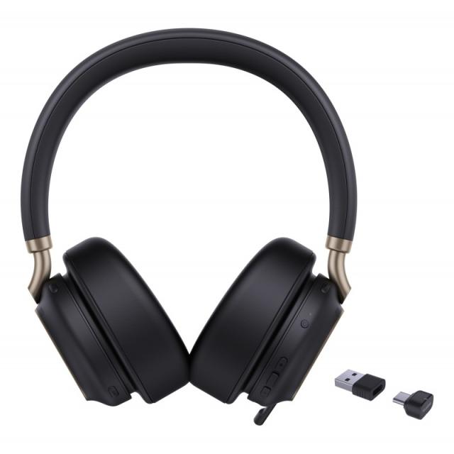 Yealink - BH76 Plus Teams USB-C/A Auriculares Inalámbrico Diadema Llamadas/Música USB Type-C / USB Type-A Bluetooth Negro