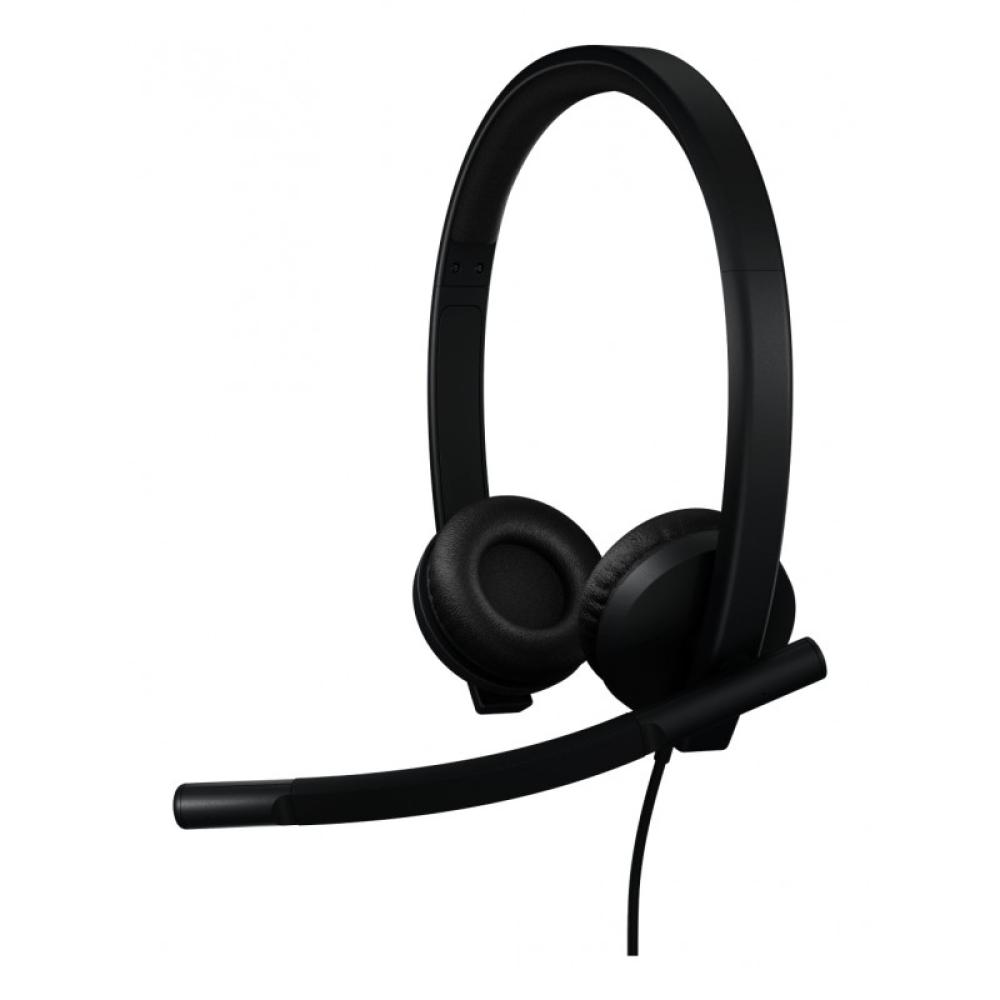 Logitech - H570e Auriculares Alámbrico Diadema Oficina/Centro de llamadas USB Tipo C Negro - 981-001431