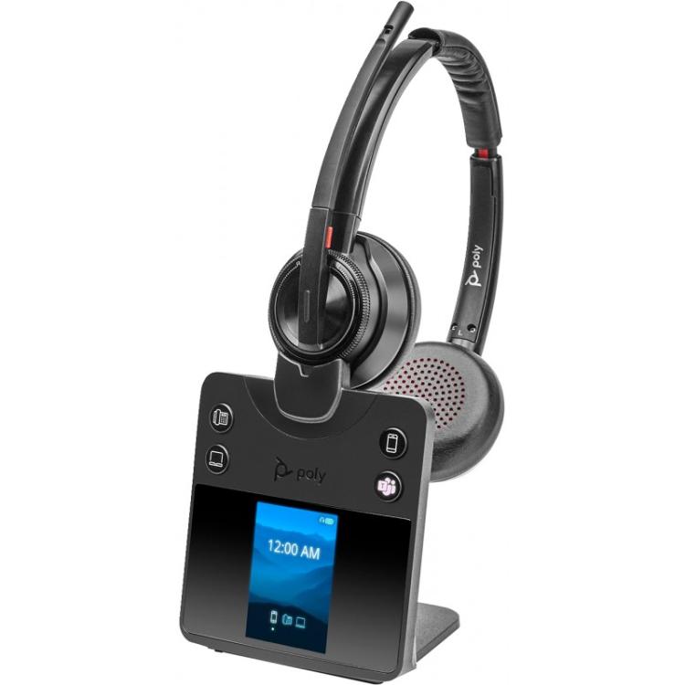 HP Poly - Auriculares estéreo Poly Savi 8420 Office con certificación Microsoft Teams DECT 1880-1900 MHz