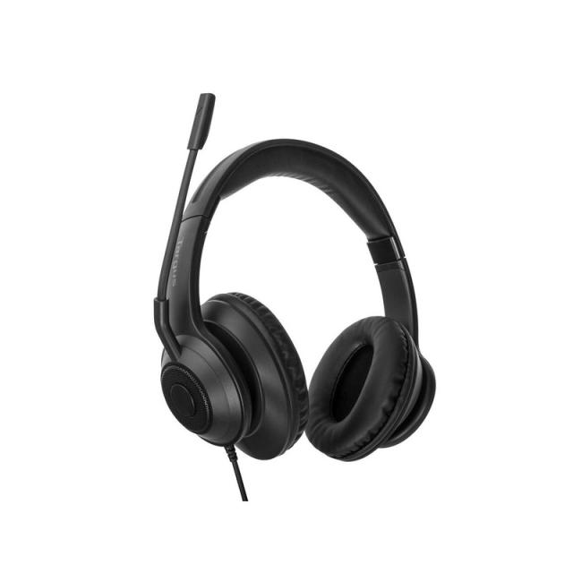 Targus - AEH102GL auricular y casco Auriculares Alámbrico Diadema Llamadas/Música USB tipo A Negro