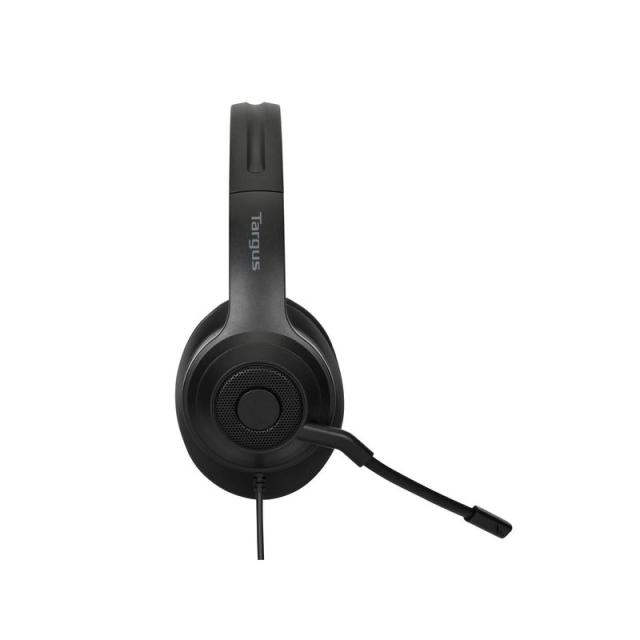 Targus - AEH102GL auricular y casco Auriculares Alámbrico Diadema Llamadas/Música USB tipo A Negro