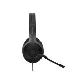 Targus - AEH102GL auricular y casco Auriculares Alámbrico Diadema Llamadas/Música USB tipo A Negro