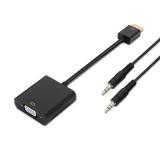 AISENS - A122-0126 adaptador de cable de vídeo 0,1 m Negro