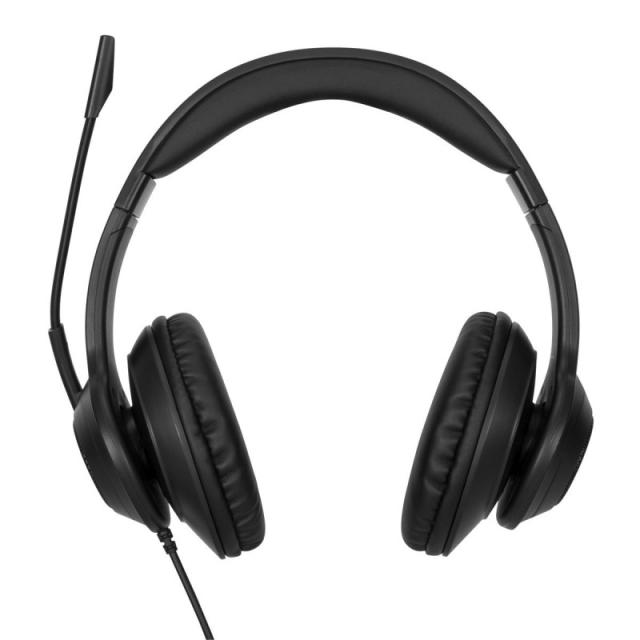 Targus - AEH102GL auricular y casco Auriculares Alámbrico Diadema Llamadas/Música USB tipo A Negro