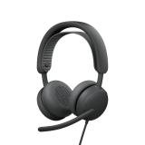Logitech - Zone Wired 2: auriculares con cancelación de ruido y tecnología híbrida adaptativa ANC, USB-C con adaptador USB-A, Gr