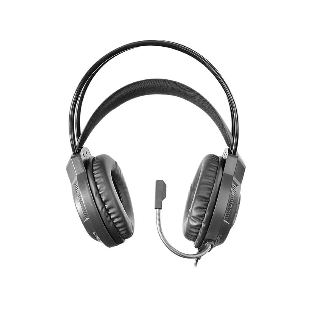 Mars Gaming - MH124, Auriculares Gaming FRGB Rainbow, Diseño Ergonómico, Micrófono Flexible, Control de Volumen, Cascos - MH124