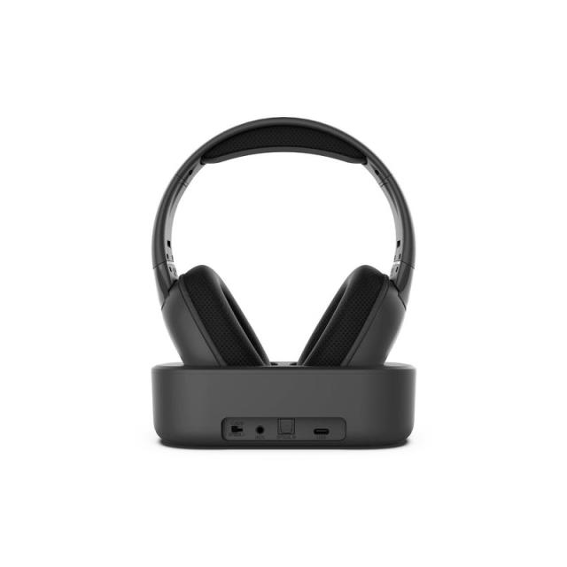 Energy Sistem - SoundReel TV Auriculares Inalámbrico Diadema USB Tipo C Base de carga Negro