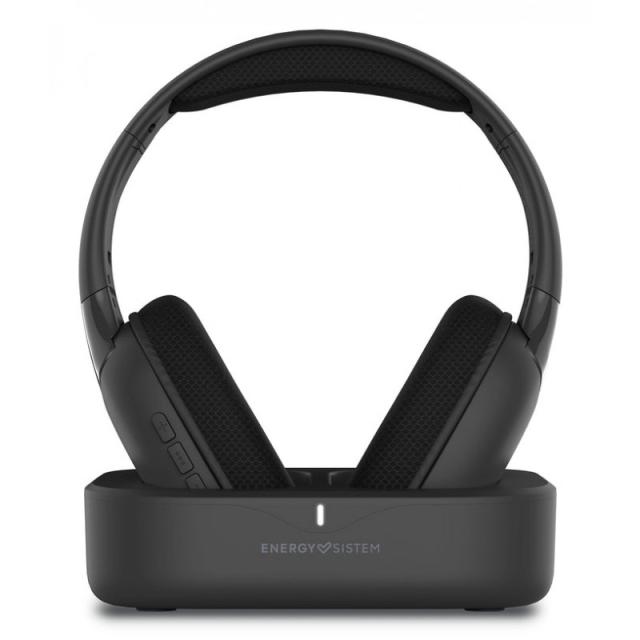Energy Sistem - SoundReel TV Auriculares Inalámbrico Diadema USB Tipo C Base de carga Negro