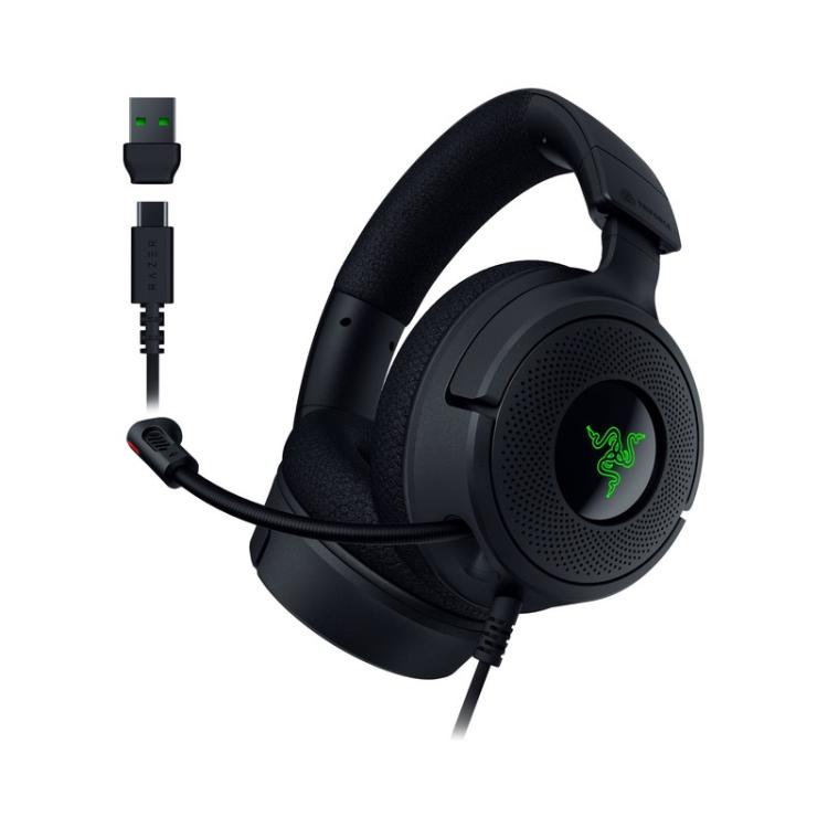 Razer - Kraken V4 X Auriculares Alámbrico Diadema Juego USB Type-C / USB Type-A Negro