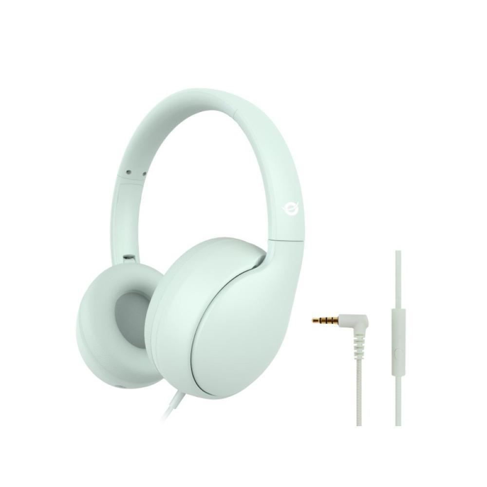 Conceptronic - PARRIS04GT auricular y casco Auriculares Alámbrico Diadema Llamadas/Música Verde claro