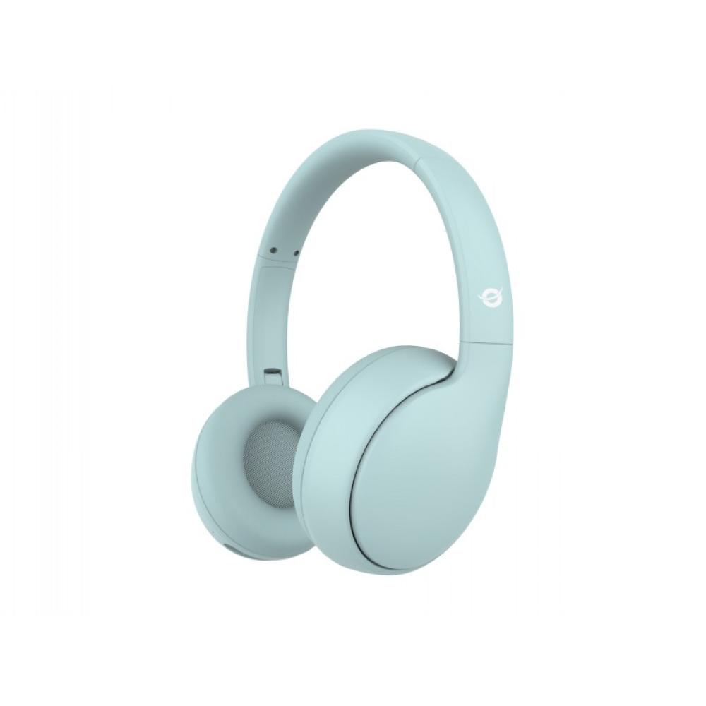 Conceptronic - PARRIS04B auricular y casco Auriculares Inalámbrico y alámbrico Diadema Llamadas/Música Bluetooth Azul claro